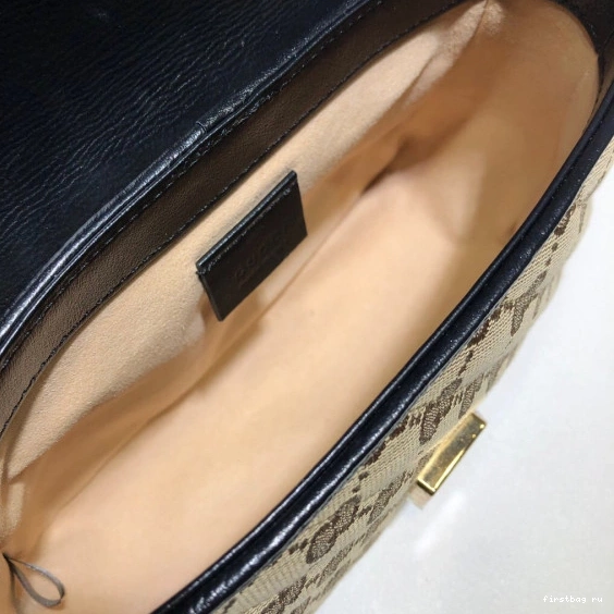 First bag ru GUCCI mini Marmont bag handle top GG 0730